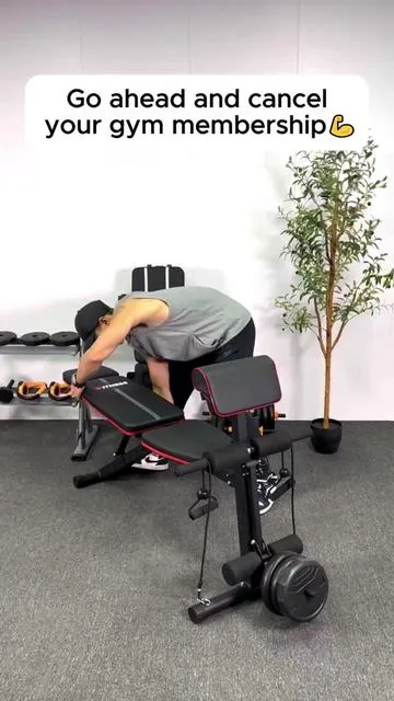 Home workout ideal#strengthtraining #homeworkout #homegymequipment #workoutbench #giftforhim 