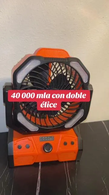 Ventilador recargable de 40000 mla #tiktokshopblackfriday #tiktokshopcybermonday #ventiladordecampingde40000mla
