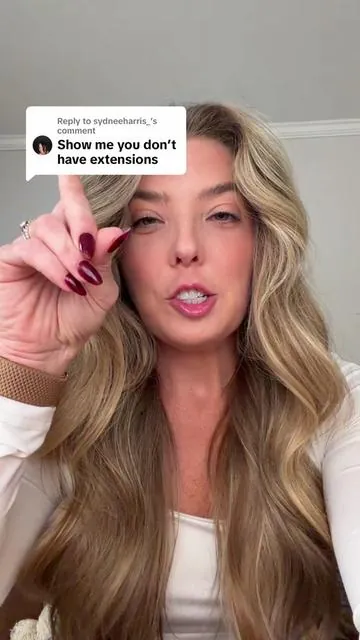 Replying to @sydneeharris_ easy to apply internet extensions All natural 🤭 #hairtok #hairgrowthtips #christmasgiftideas #healthyhair #extensions 