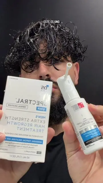 Minoxidil para hacer crecer la barba y cabello  #hairgrowth #beardgrowth #minoxidil #minoxidilresult #caidadecabello 