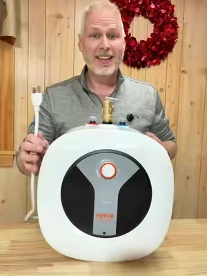 VEVOR Electric Mini Tank Water Heater4 Gallon 1440W Hot Water Storage for Kitchen and Bathroom #HolidayHaul #TikTokShopCreatorPicks #VEVOR #HomeUpgrades #HotWaterOnDemand @VEVOR Store 