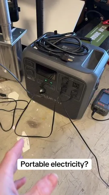 Portable power stations aren’t just a gimmick. As a matter of fact this one has saved me more than once. When the power is out at home, my important equipment still runs. The one you see here? Gives my caveman studio a whole electrical system. It quite literally gives me the ability to take stored electricity anywhere. Imagine being able to pack electricity like lunch and take it with you? Fast charging at home or even using a solar panel makes it that easy. This is the future of portable power with no gas and no noise. #solargenerator #portable #powerstation #bluetti 