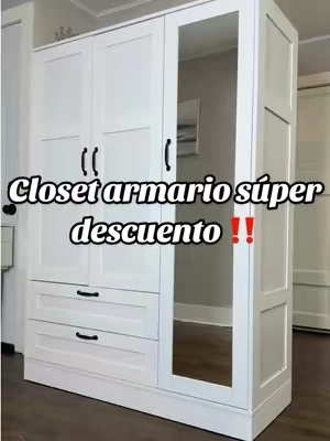 Closet armario grande moderno y elegante ‼️🧥 @FUSOU Furniture #tiktokshopholidayhaul #closet #armario #closetdemadera #closetmoderno 