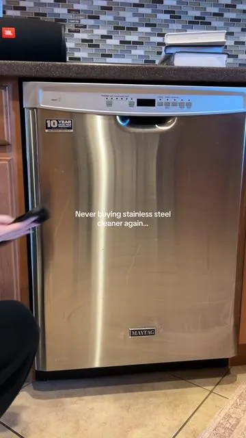 & it dries streak free every single time. These stainless steel cleaning cloths work like magic and theyre so cheap! #CleanTok #cleaningtiktok #cleaninghacks #tiktokmademebuyit #CleanTok
