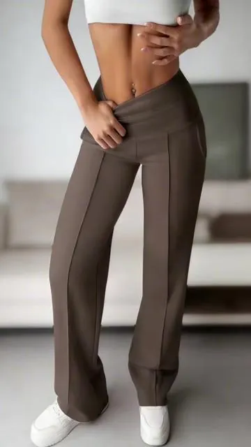 All-season Wear: Suitable for year-round wear, providing comfort in any weather condition High Waist Design: Features a high-waisted design that offers additional coverage and enhances silhouette Loose-fitting Comfort: Provides a relaxed fit that allows for ease of movement during daily activities Practical Pockets: Includes pockets for easy access to small essentials while maintaining a sleek look Solid Color: The plain pattern makes it easy to match these pants with different tops for a cohesive look#fyp #tiktokshopcreatorpicks #tiktok 