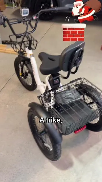 ESKUTE TRIKE ELECTRIC BIKE 1200W Motor, 55 Mile Range #eskute #electrictrike #christmasgift #tiktokshopcreatorpicks 