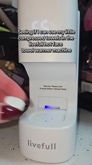 Automatic face towel warmer! Is it necessary? No  Is it convenient? yes  Does it make you feel a little bougie? Absolutely  #towelwarmer  #luxurytowelwarmer  #luxurygifts  #holidayhaul  #livewell 