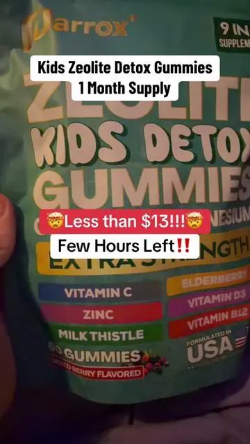 @Parrox Okaga USA Kids Zeolite Gummies #supplementsforkids #kidshealth #tiktokshopholidayhaul #tiktokshopnewyearnewaura #momsoftiktok 