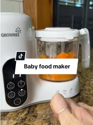 It couldn’t be any simpler than this ✨ baby food maker ✨ @Grownsy #babyfoodmaker #babyfood #babypuree #homemadebabyfood #grownsy  #nestwithme #christmas #firstchristmas #tiktokshopholidayhaul 