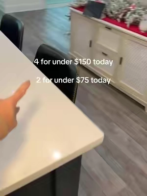 Low maintenance and comfortable!! 👏🏻  bar stools, counter stools, counter height chairs, barstools, bar height chairs, TikTokShop furniture, TikTokShop creator picks, barstool sale, counter chair sale, TikTok made me buy it 
