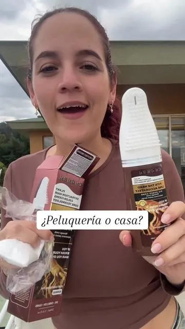 Por si no vas al salón y quieres un cabello bonito #hairdyecream 