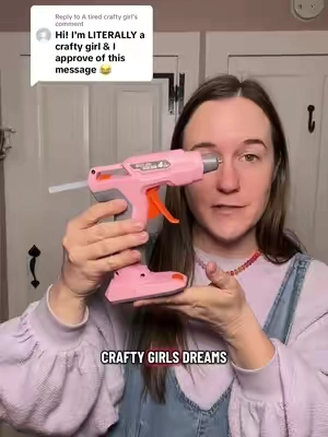 Replying to @A tired crafty girl yessss this truly solved MANY of my crafty girl problems #crafty #crafttok #craftygirl #craftersoftiktok #crafthack 