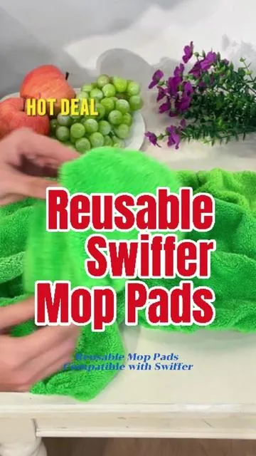 I switched to reusable Swiffer pads and never looked back.😍🧼#tiktokshopblackfriday #swiffer #swifferhack #reusablepads #cleantok