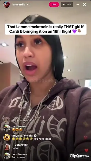 Her friend said ‘did you bring Lemme?’ & Cardi said ‘yes I just bought some’ 😭💜👇🏽 Shop Lemme #fyp #cardib 