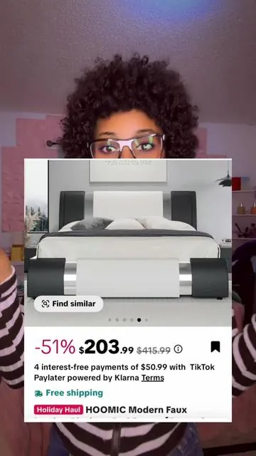 #bedframe #tiktokshopholidayhaul #tiktokshopcreatorpicks #tiktokshopcybermonday #tiktokshopcybermonday 