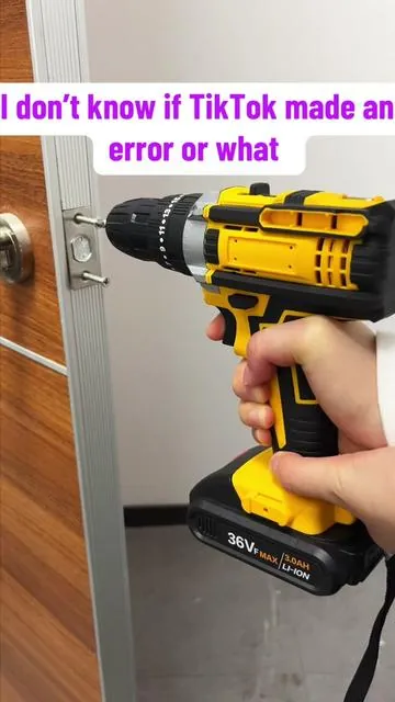 I don’t know if TikTok made an error or what #electricdrill #diyproject #homediy #repair #toolbox 