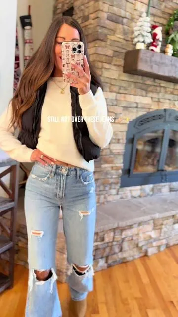 The most perfect pair of jeans 😍✨ @Wild Oak Boutique #flyingmonkeyjeans #tallgirljeans #winterfashiontrends #tiktokshopholidayhaul #tiktokshopcreatorpicks 