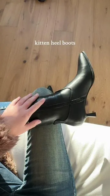 kitten heel boots ✨ Insant buy  #winterwardroberefresh #tiktokshopblackfriday #tiktokshopcreatorpicks #kittenheelboots #wintershoes 