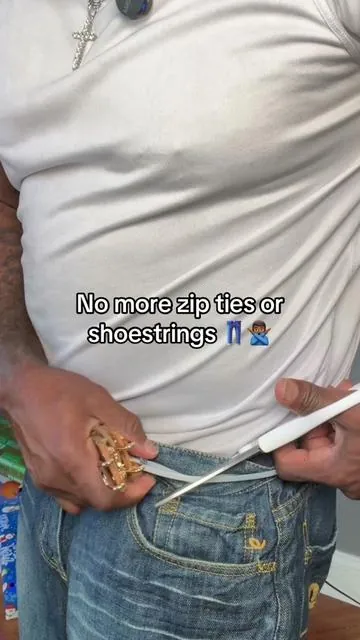 No more zip ties and shoestrings holding your pants up cause you now have the Buckle-Free belt hooks! #TikTokShopHolidayDeals #TikTokShopHolidayHaul #ChristmasGiftIdeas #Belt #GiftForHim 