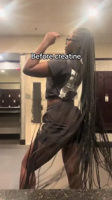Before & After of me taking creatine for 4 weeks 🤭 #gymtok #creatine #fitnessjourney #gymmotivation 