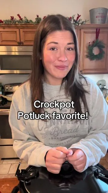 This is my most requested dish at any family gathering or potluck. It is so simple only a couple of ingredients and everyone loves this including kids! #cooking #dinner #potluck #fyp #crockpot 