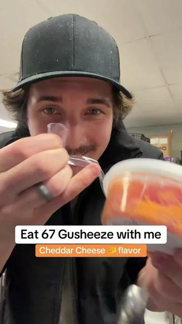 Order 67 gusheeze off this video… every order gets a free $5 bag of Freeze Dried Candy #holidayhaul #candeeze #gushers #tiktoklive 