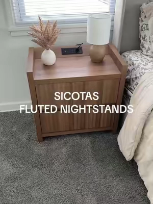 The most aesthetic way to store all of that bedroom junk 😆🤍  #sicotas #sicotasnightstands #flutedfurniture #bedroomdesign #nightstandset 