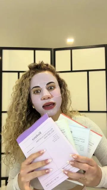 Mascarillas de colageno virales de la marca BIODANCE #mascarilla #collagenmask #beauty #skincarecoreano #skincare 