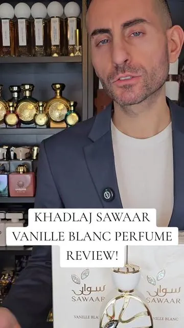 Khadlaj Sawaar Vanille Blanc perfume review! #perfumetok #fragrancetok #fragrancetiktok #redolessence #perfumetiktok 