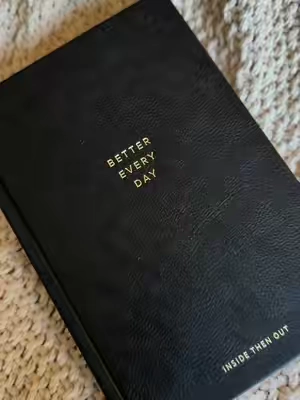 you are worth the work✨❤️ the daily journal takes you through the year, digging deep, asking the questions that matter. Doing the work from the inside, out🫶@Inside Then Out #newyear #journaling #SelfImprovement #2026 #tiktokshopholidayhaul Christmas gift idea, New Year’s resolution, self care, journaling, self improvement, therapy, growth, better every day 