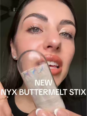 ✨NEW✨ NYX Buttermelt Stix🧈🫠 I’m wearing the shade: Big Melt Energy These are all so gorgeous and you can use them all over!  @NYX Professional Makeup #nyx #nyxprofessionalmakeup #buttermelt #highlighter #tiktokshopcreatorpicks 