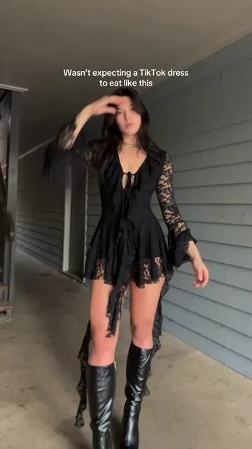 AND THESE BOOTS TOO 😩🤩#tiktokshop #outfitinspo #fashiontok #blackboots #fyp