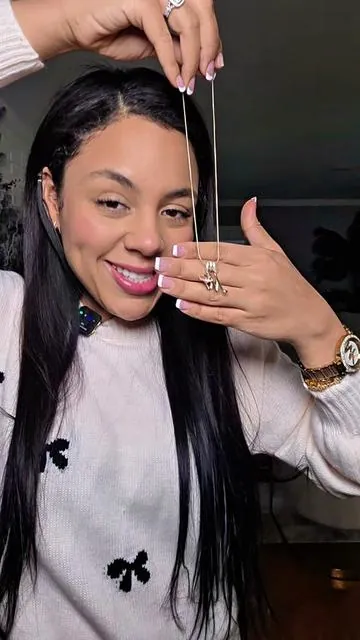 Bañada en oro 14k #mamaprimeriza #tiktokshopcreatorpicks #jewerly 