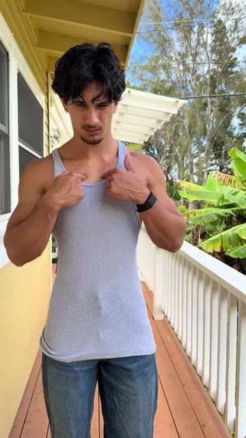 #menswear #tanktop #clothes #gymwear #haus 