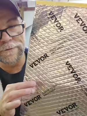 50ml thick 52 square feet sound deadening material from vever  #sounddeadening #classiccar #automotive #restoration #vevor @VEVOR Store 