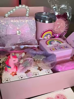 Caja sorpresa para niñas #cajasorpresa #giftbasket #regaloparaniñas #regalodereyes 
