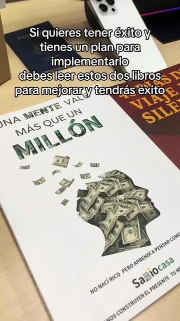 💯 Si quieres tener éxito y tienes un plan para implementarlo, debes leer estos dos libros para mejorar y tendrás éxito🙏👍 Confía en ti mismo#amen #Éxito#Plan#sabiocasa #Maduro #christmasgift #SellerClearance #TikTokShopHolidayHaul #TiktokClearance #amen🙏 #addsomecolor #viajedelalma #sueños 