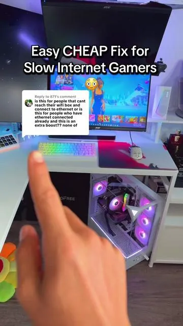Replying to @871  it’s only $17 and lowered my ping like crazy 😭 #fyp #gaming #techtok #fortnite #lowerping 