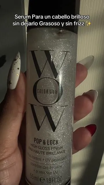 Un producto que AMO de WOW ✨✨✨ Me gusta que mi cabello se vea brilloso sin que se vea oh se sienta grasoso! ✨✨✨😍 #frizzcontrol #hairserum #shinyhair #popandlock #tiktokshopholidayhaul 