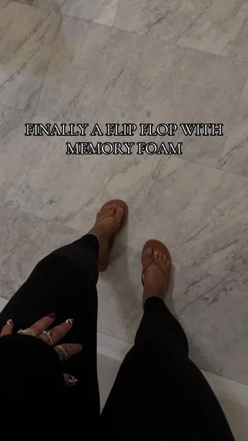 @Project Cloud Shoes Flip Flops with memory foam cushion 