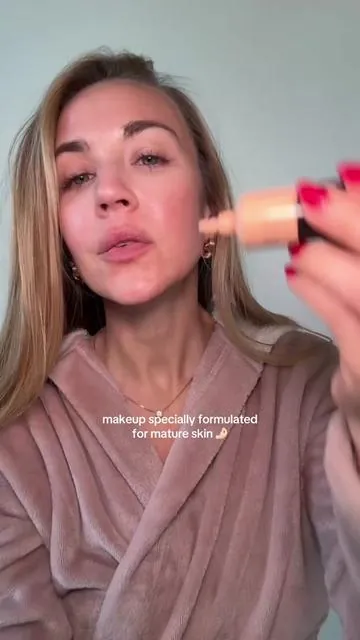 Out with heavy foundations, in with skincare-infused serum makeup with sun protection #laurageller #matureskin #over40makeup #tiktokshopholidayhaul #tiktokshopcreatorpicks 