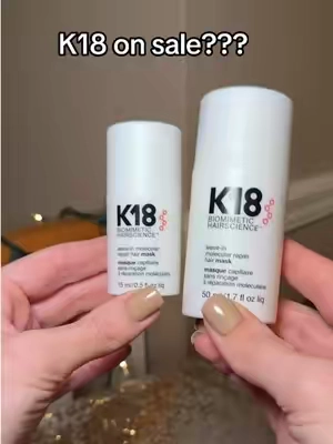 Sale is as of 12/21/2025 and is for a limited time only. Prices are subject to change. #hairmask #k18 #hair 