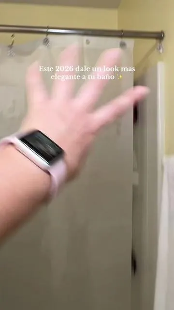 Una ves que agas el cambio no quereas bolver atras ✨🤭 #cortinasdebaño #showertok #showercurtains #tiktokfinds #tiktokshopcreatorpicks 