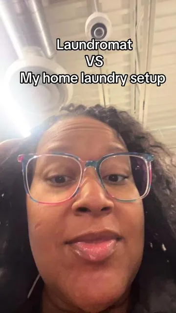 Now that it’s on this cart, I just roll it right to the closet when I’m done and it being high makes it easy to load clothes and drain! 