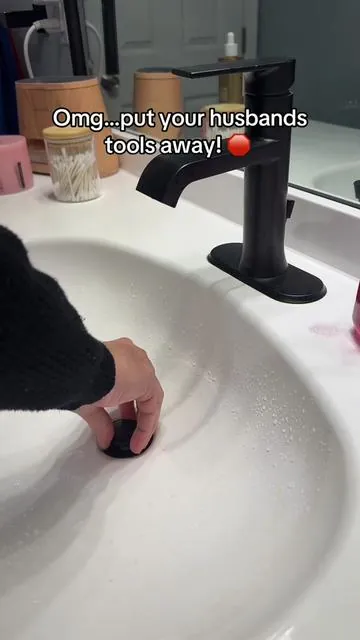 Tell me why I kept buying drain cleaner when THIS exists 👀 Bathroom sink game changer #TikTokShop #CleanTok #HomeHacks #BathroomHack #ProblemSolver 