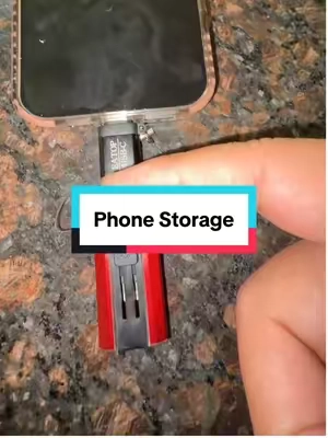 If you’re always out of phone storage you need this  #PhoneStorage #FlashDrive  #PhoneHack #tiktokshopcreatorpicks 