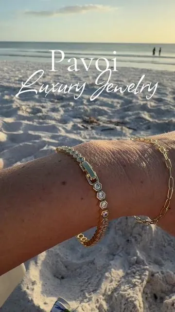@PAVOI #ViralJewelry #FashionJewelry #LuxuryJewelry #TennisBracelet #EasyTennisBraBracelet 