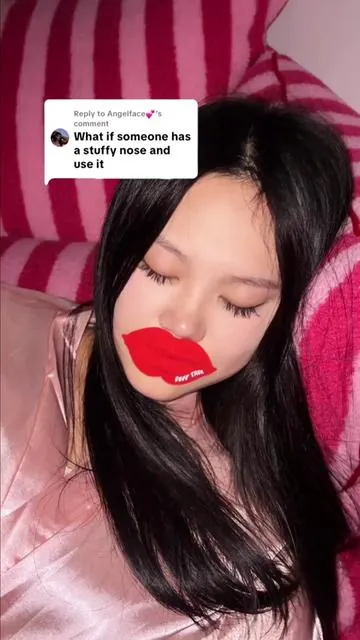 This is what they mean when they say ‘beauty sleep’ You can use regular tape too but I think these stick to your skin a lot better!! #mouthtape #mouthtapebenefits #sleeplikeaqueen #pufftape