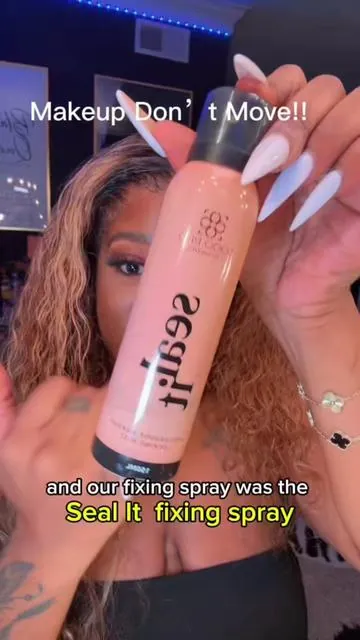 Fix it right in place! #oliyskin #fixingspray #transferproofmakeup #beautyhack #makeupreview 
