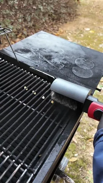 I tested the “lazy” way to clean a grill… wow #tiktokshop #electricgrill #bbq #grillcleaner #tiktokholidayhaul 